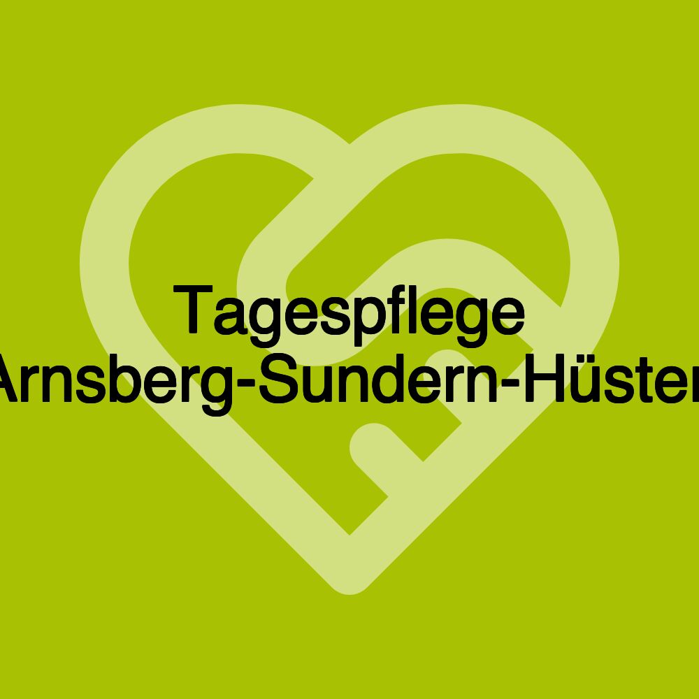 Tagespflege Arnsberg-Sundern-Hüsten