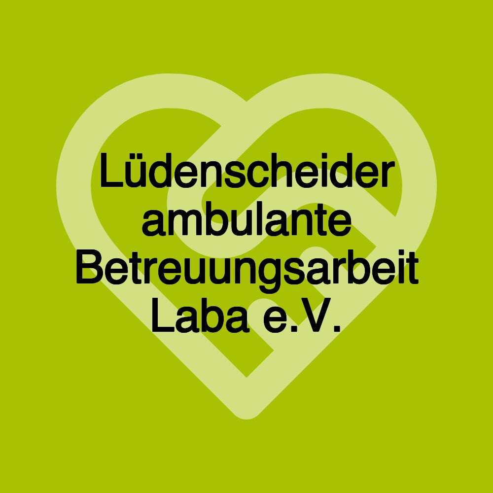 Lüdenscheider ambulante Betreuungsarbeit Laba e.V.