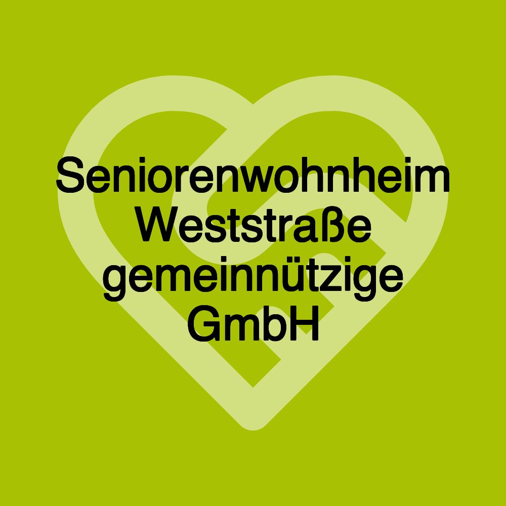 Seniorenwohnheim Weststraße gemeinnützige GmbH