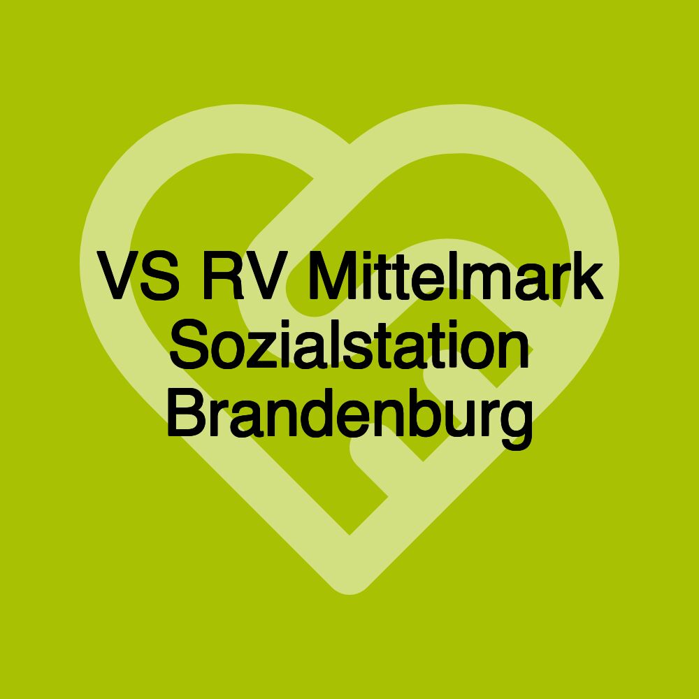 VS RV Mittelmark Sozialstation Brandenburg