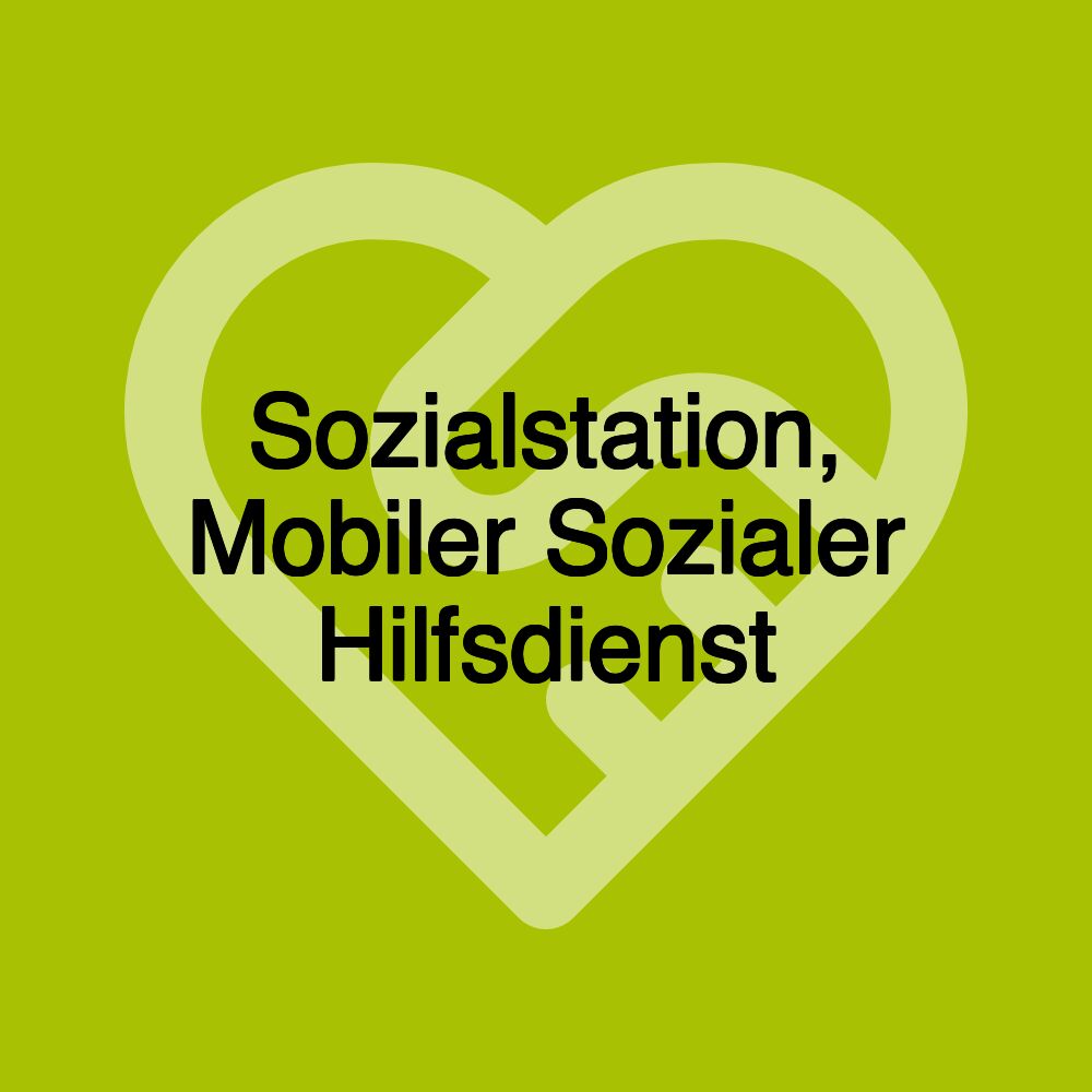 Sozialstation, Mobiler Sozialer Hilfsdienst