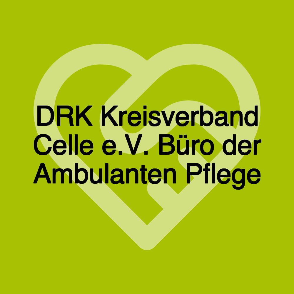 DRK Kreisverband Celle e.V. Büro der Ambulanten Pflege