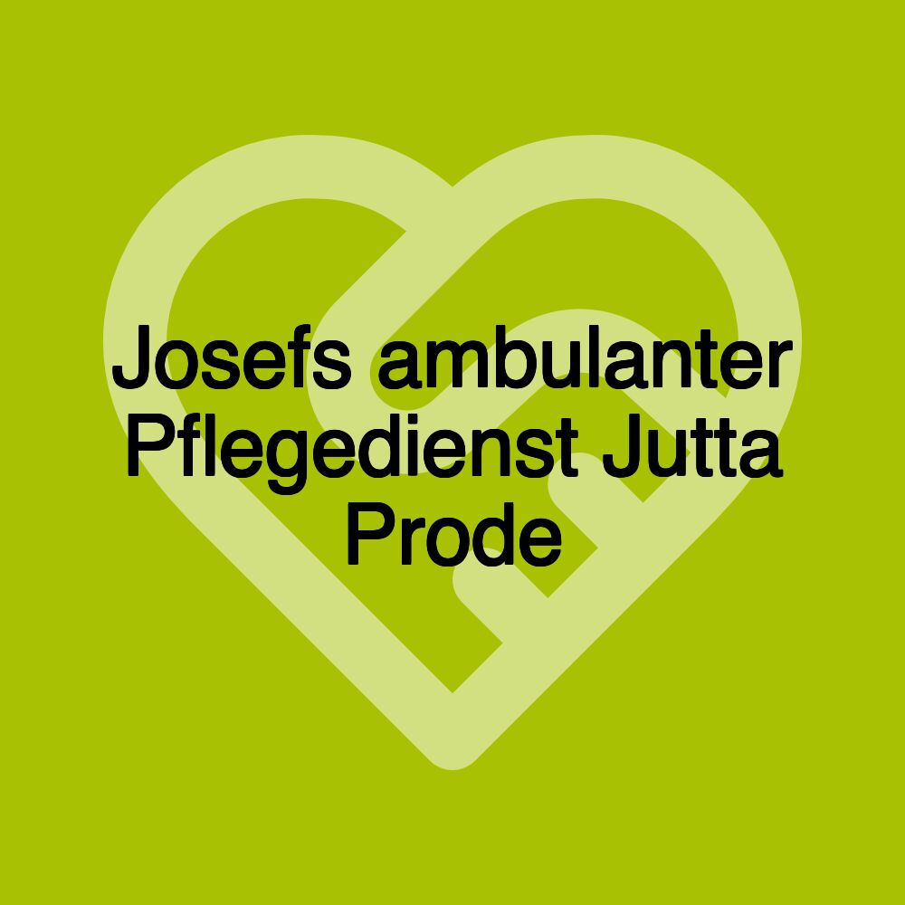 Josefs ambulanter Pflegedienst Jutta Prode