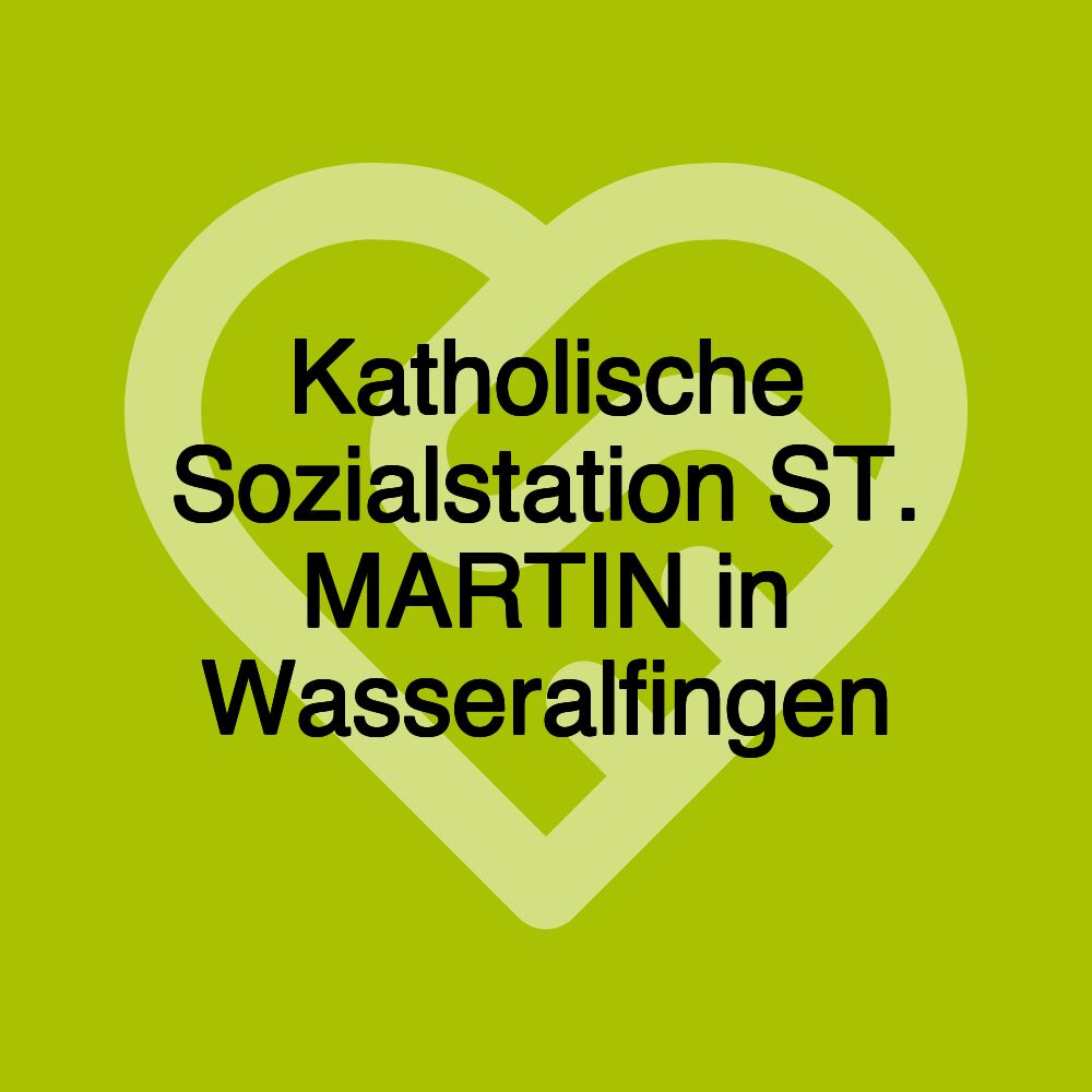 Katholische Sozialstation ST. MARTIN in Wasseralfingen