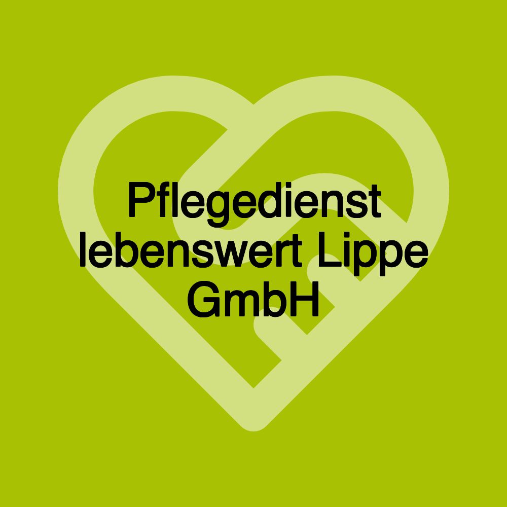 Pflegedienst lebenswert Lippe GmbH