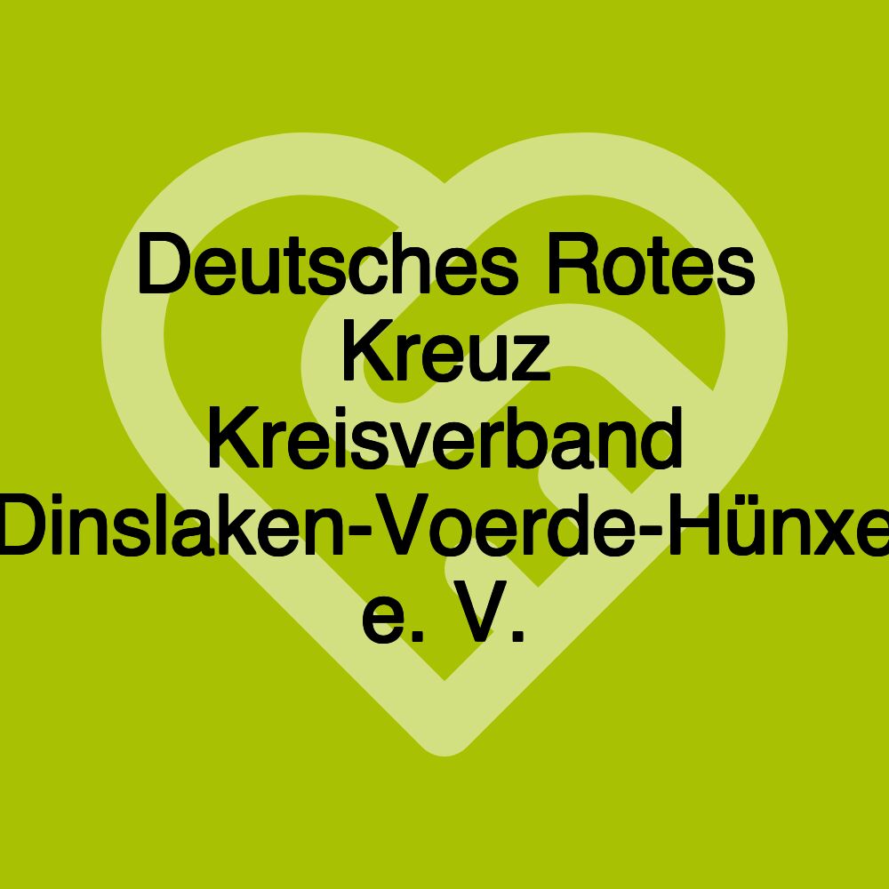 Deutsches Rotes Kreuz Kreisverband Dinslaken-Voerde-Hünxe e. V.