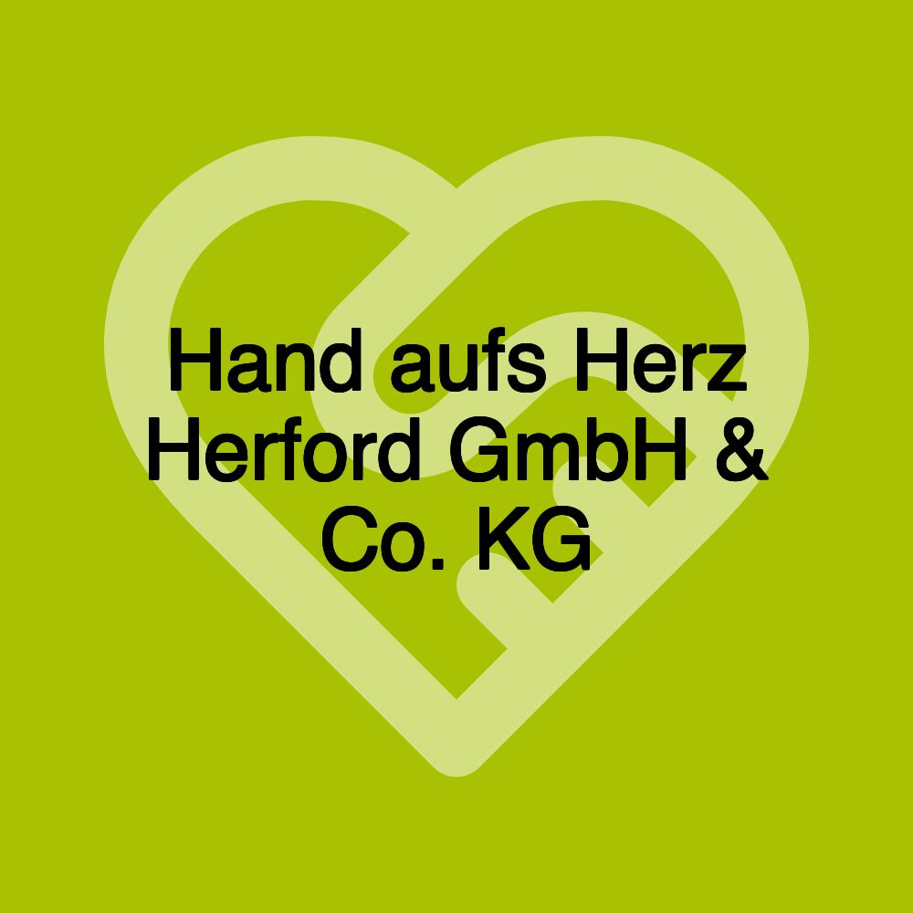 Hand aufs Herz Herford GmbH & Co. KG