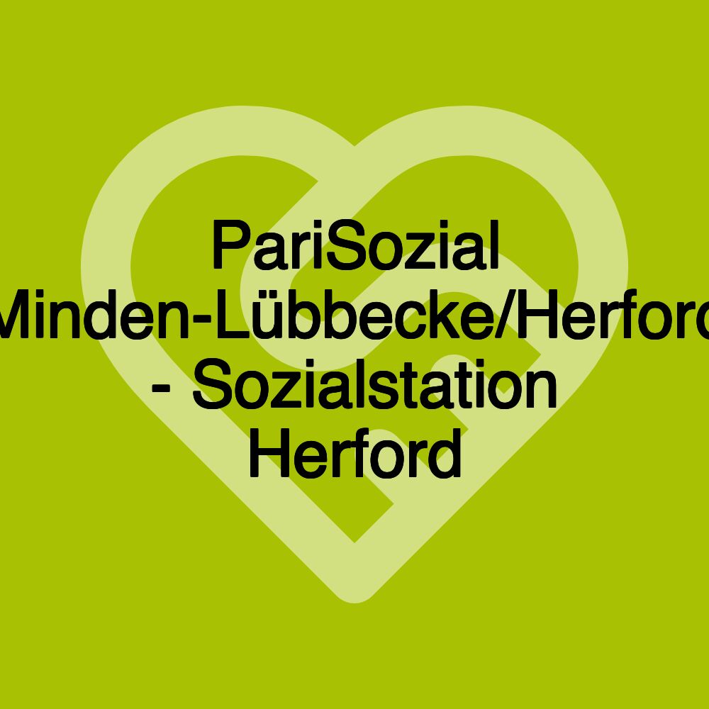 PariSozial Minden-Lübbecke/Herford - Sozialstation Herford