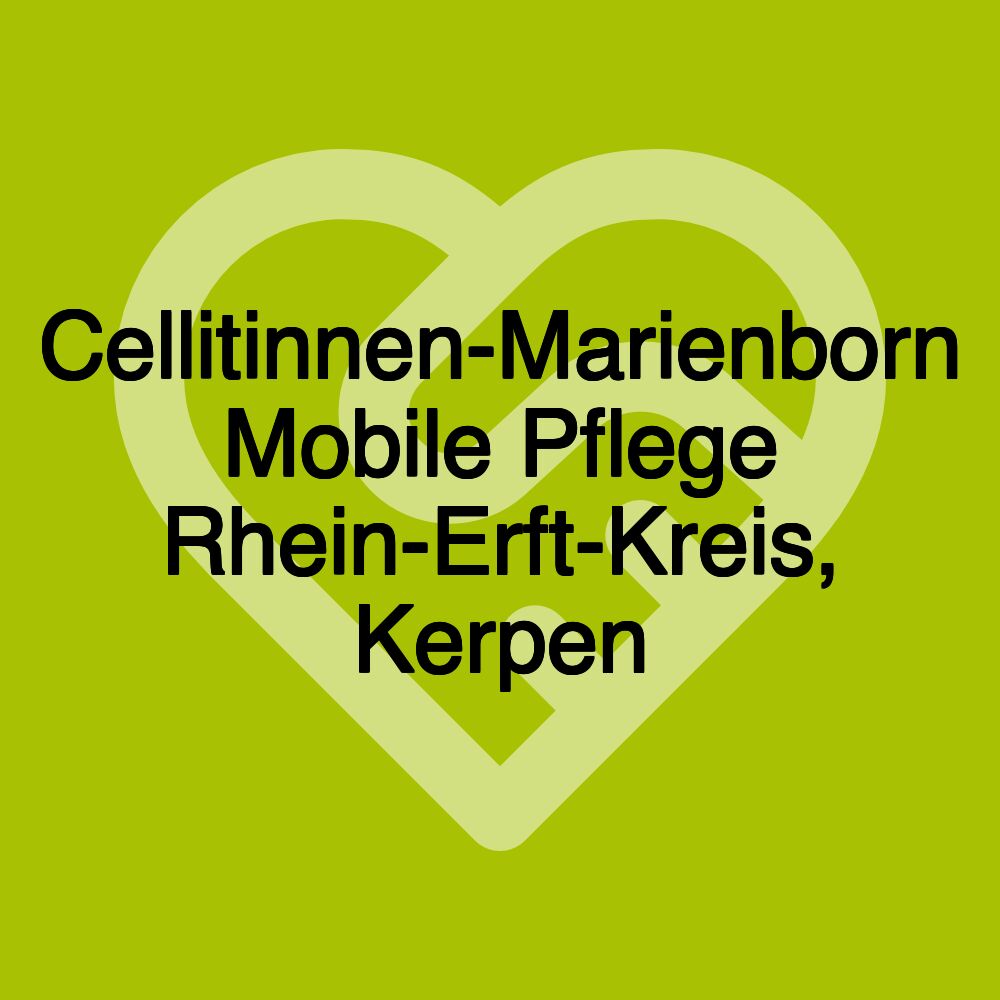 Cellitinnen-Marienborn Mobile Pflege Rhein-Erft-Kreis, Kerpen