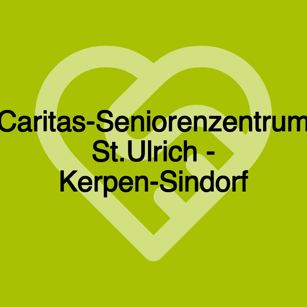 Caritas-Seniorenzentrum St.Ulrich - Kerpen-Sindorf