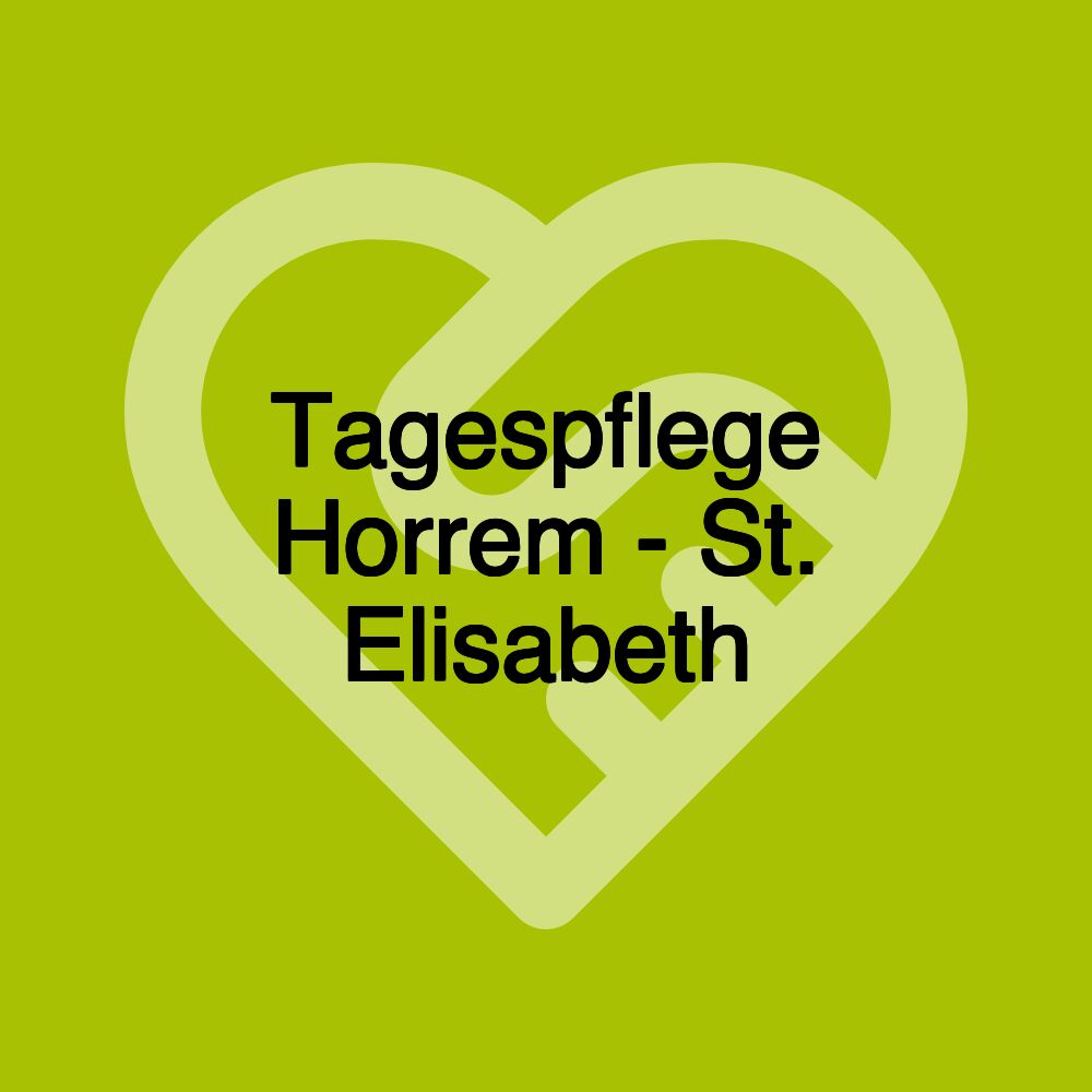 Tagespflege Horrem - St. Elisabeth