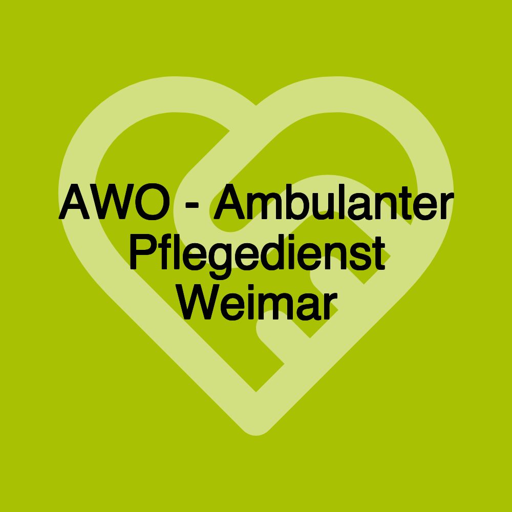 AWO - Ambulanter Pflegedienst Weimar