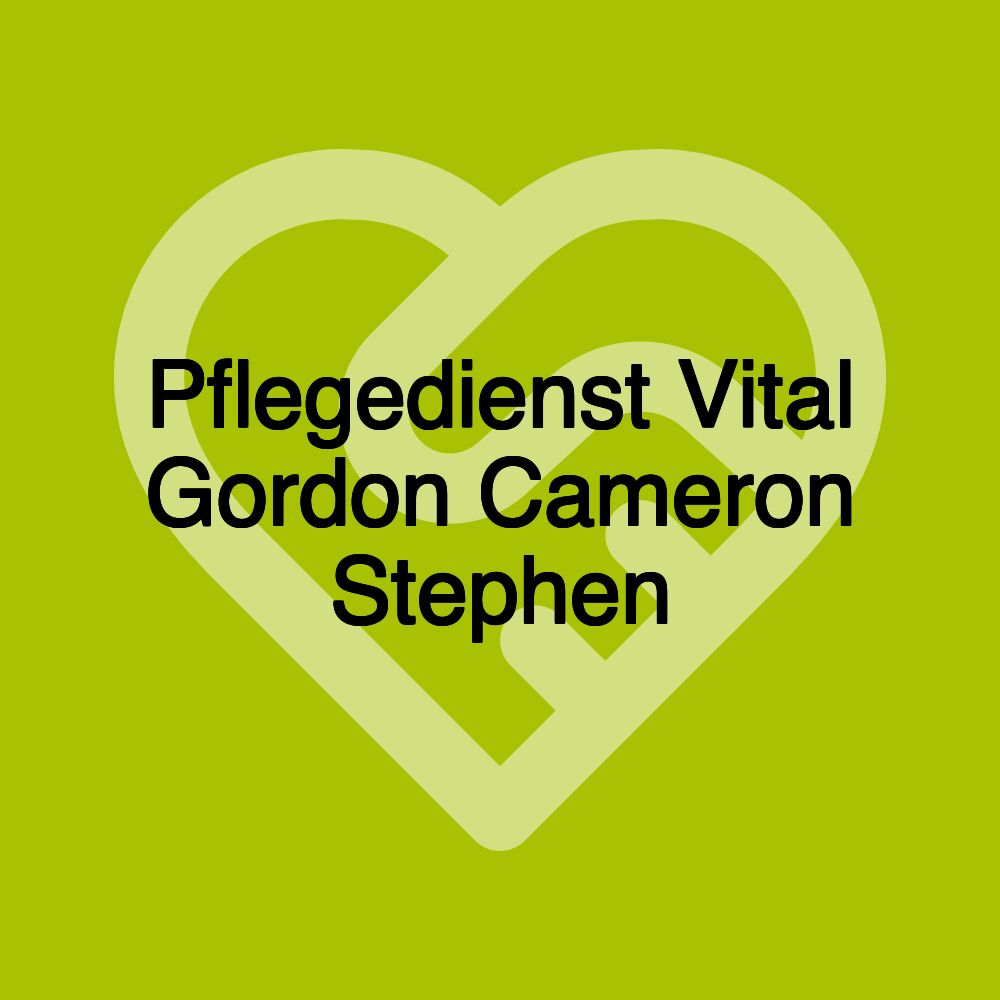 Pflegedienst Vital Gordon Cameron Stephen