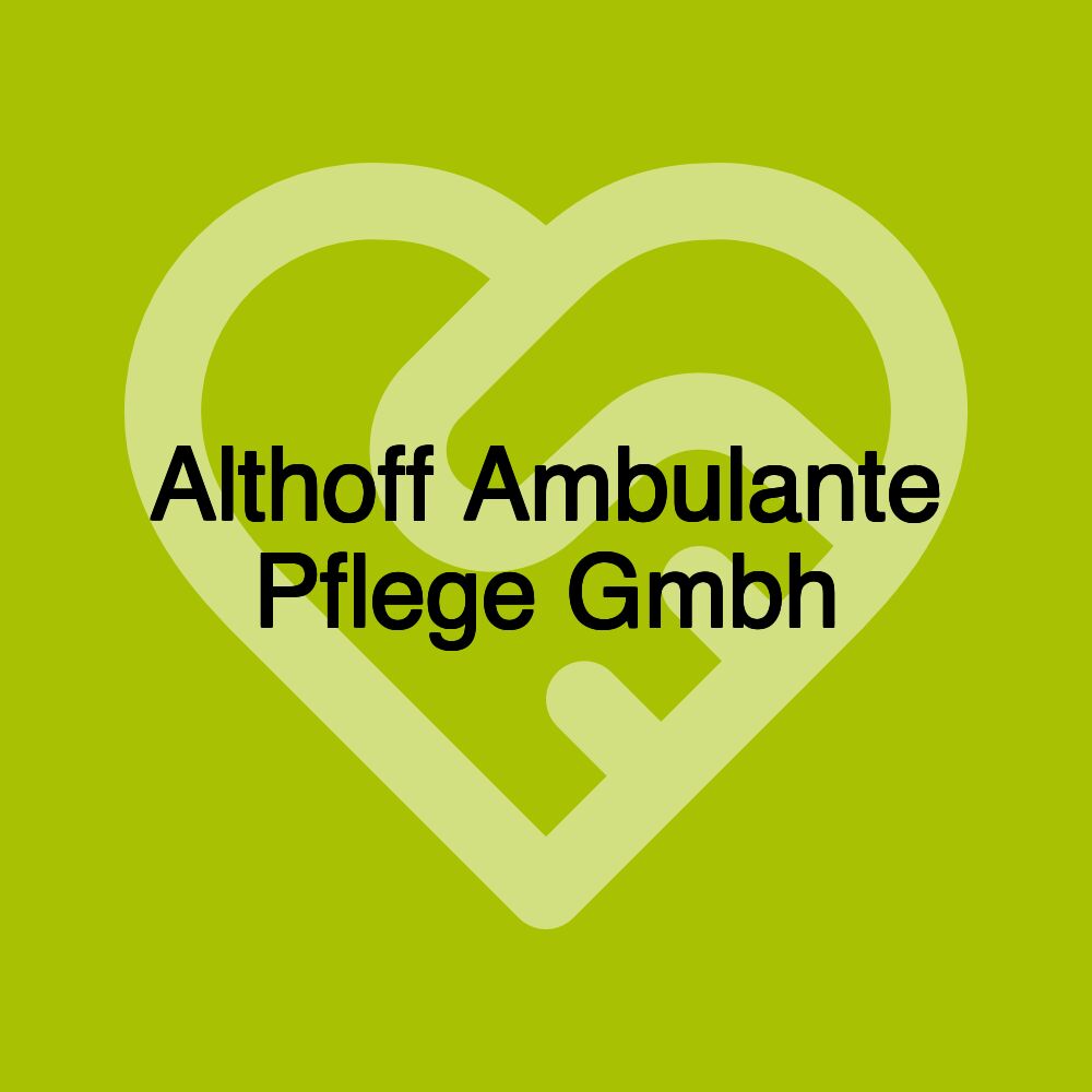 Althoff Ambulante Pflege Gmbh