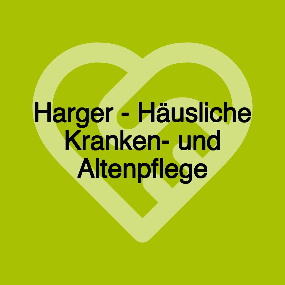 Harger - Häusliche Kranken- und Altenpflege