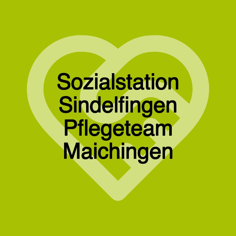 Sozialstation Sindelfingen Pflegeteam Maichingen