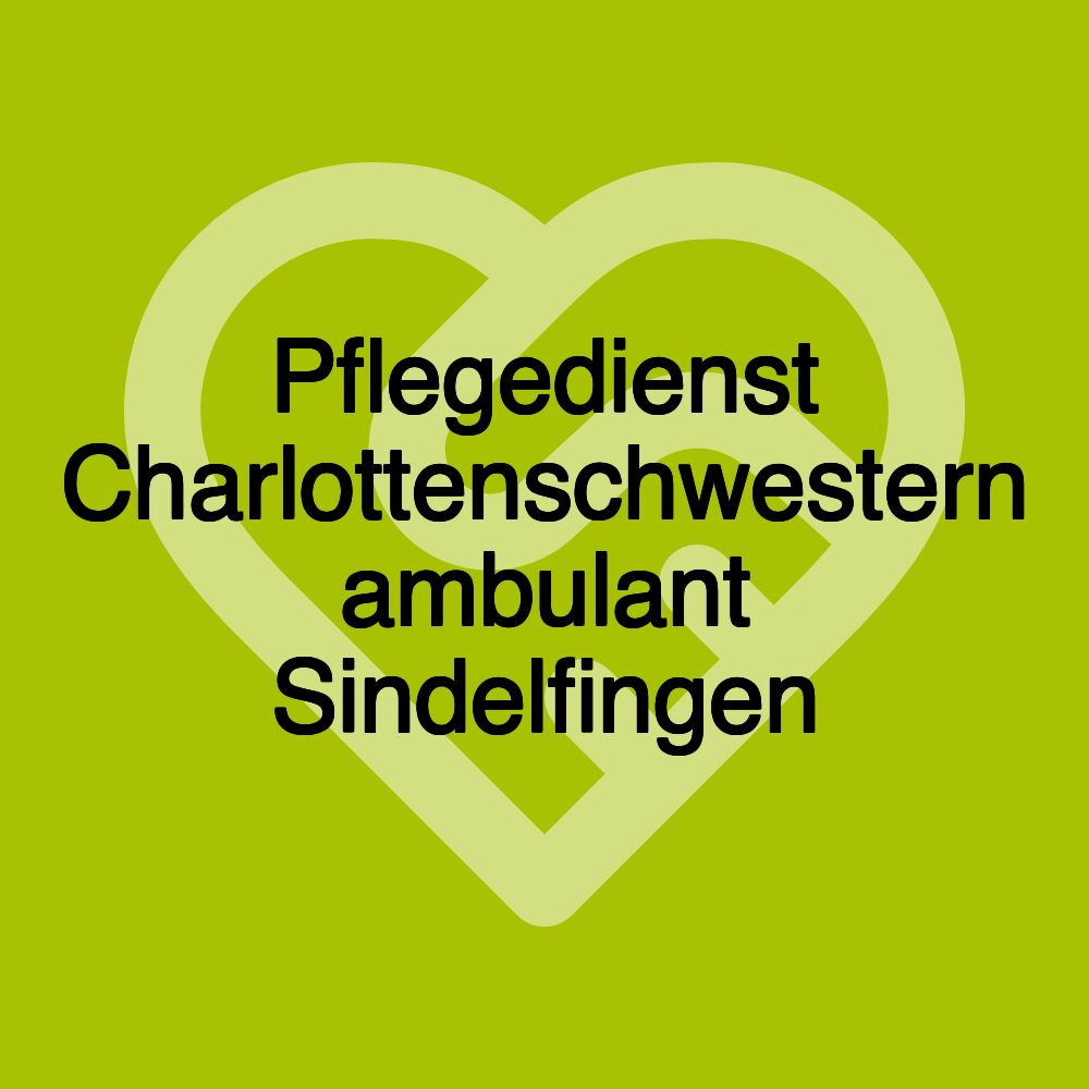 Pflegedienst Charlottenschwestern ambulant Sindelfingen