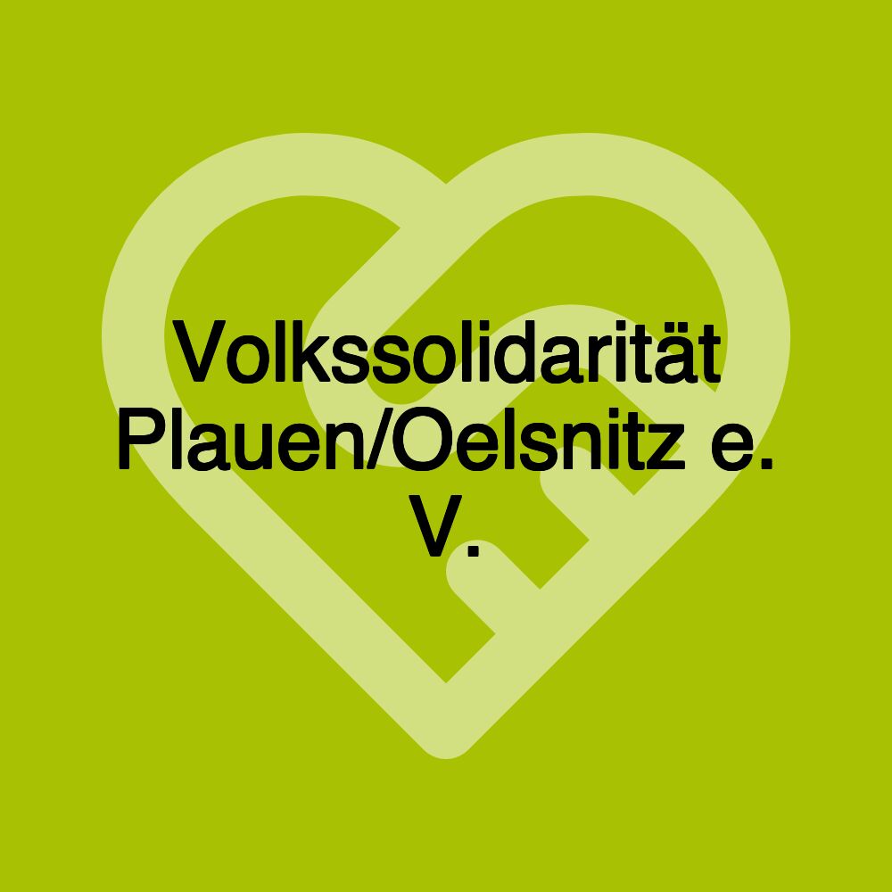 Volkssolidarität Plauen/Oelsnitz e. V.