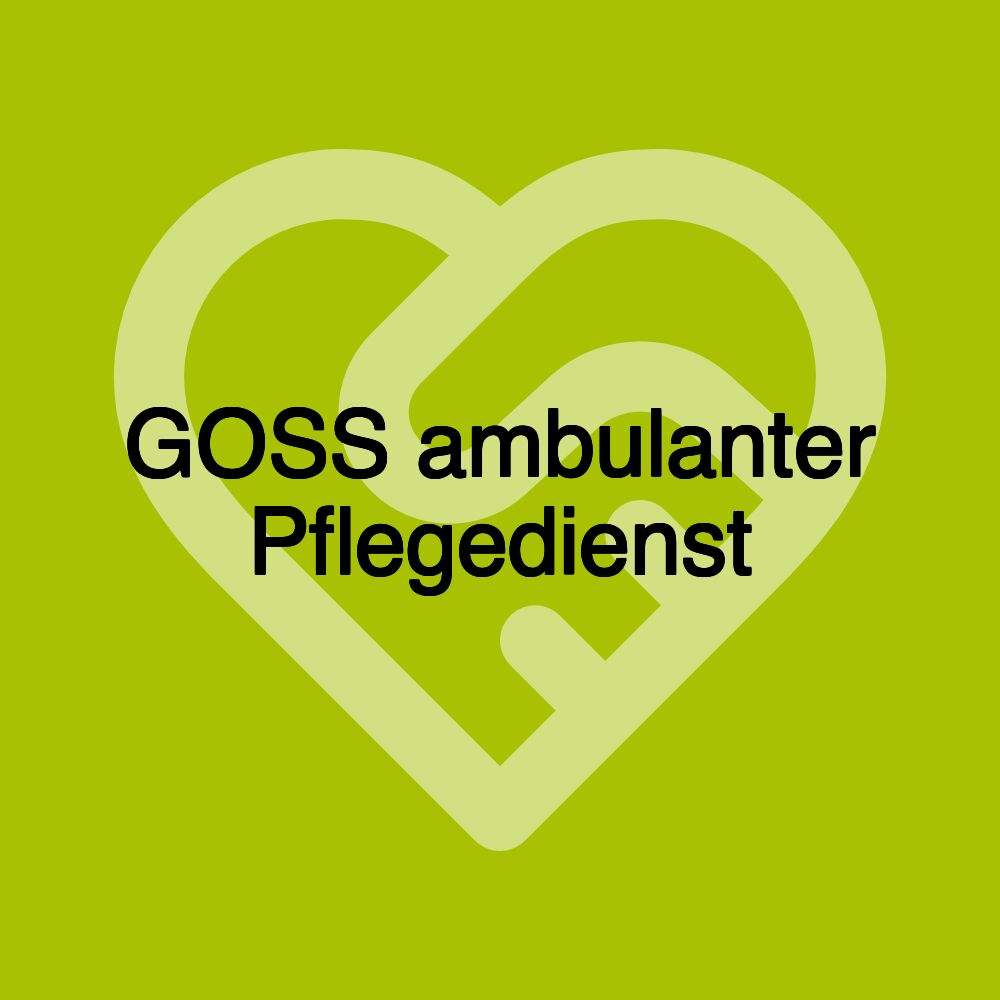 GOSS ambulanter Pflegedienst