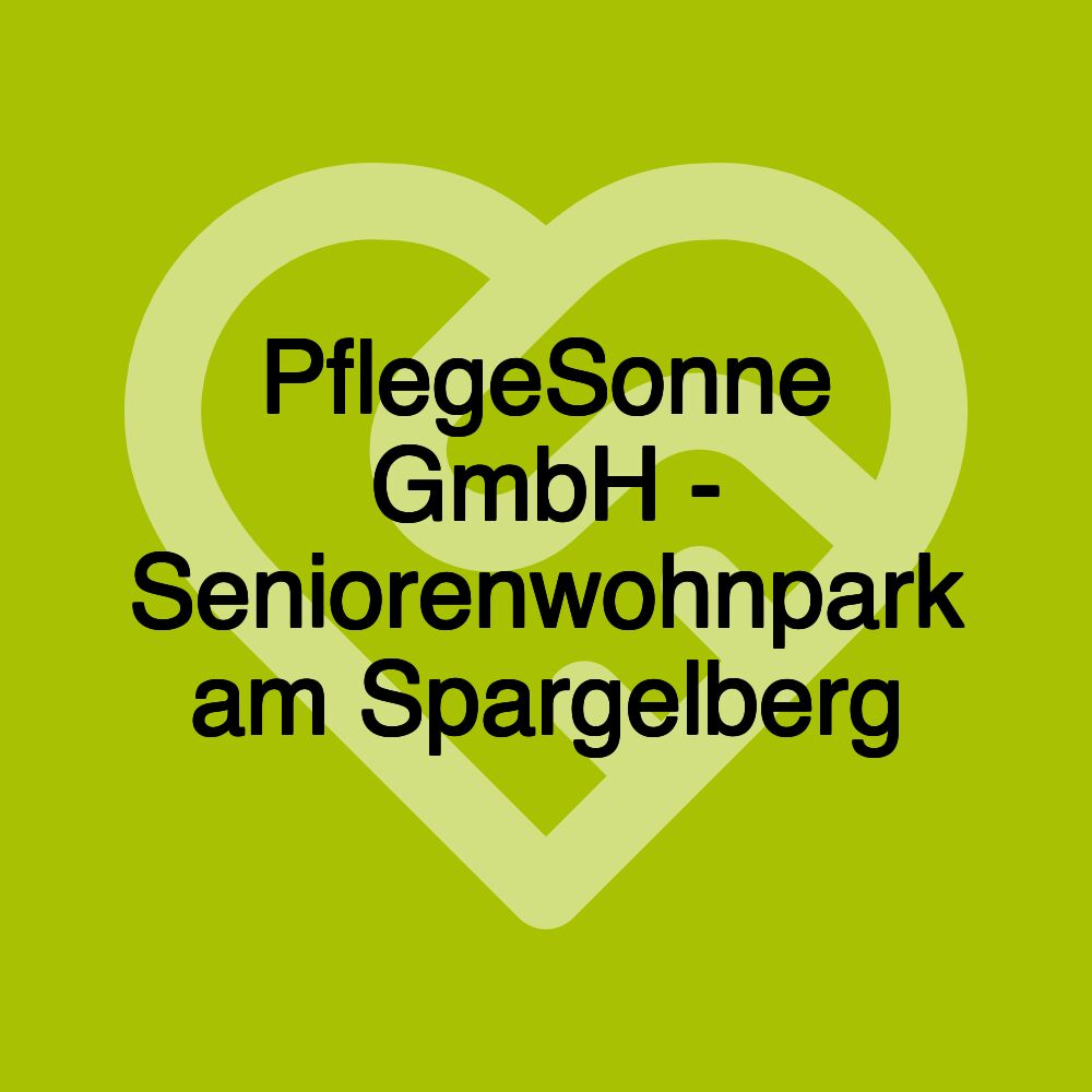 PflegeSonne GmbH - Seniorenwohnpark am Spargelberg