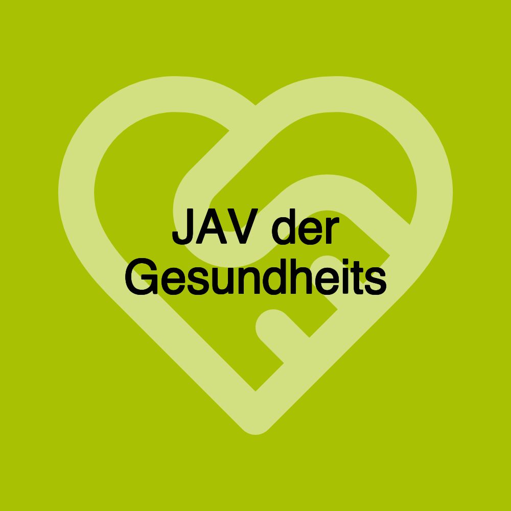 JAV der Gesundheits