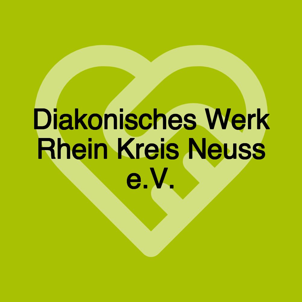 Diakonisches Werk Rhein Kreis Neuss e.V.