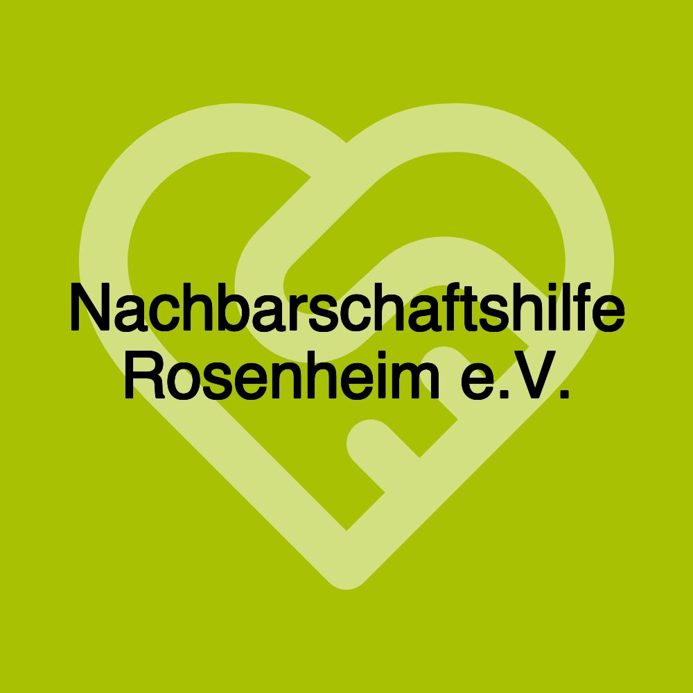 Nachbarschaftshilfe Rosenheim e.V.