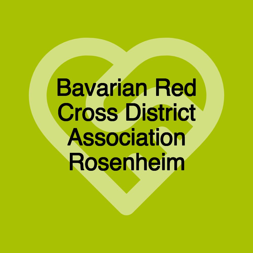 Bavarian Red Cross District Association Rosenheim