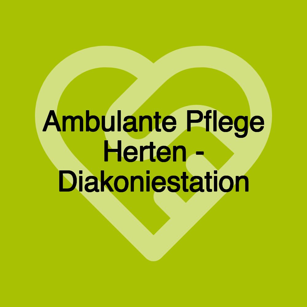 Ambulante Pflege Herten - Diakoniestation