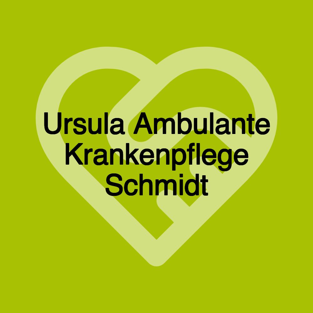 Ursula Ambulante Krankenpflege Schmidt