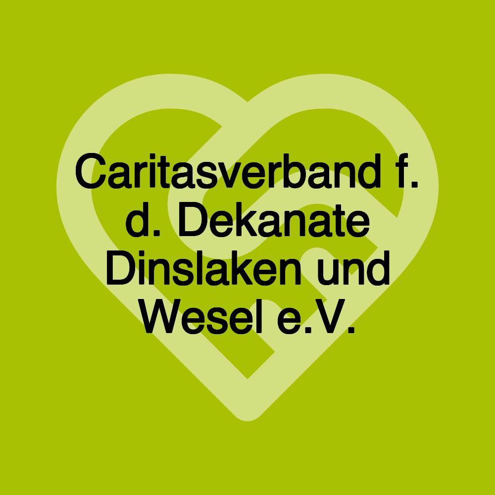 Caritasverband f. d. Dekanate Dinslaken und Wesel e.V.