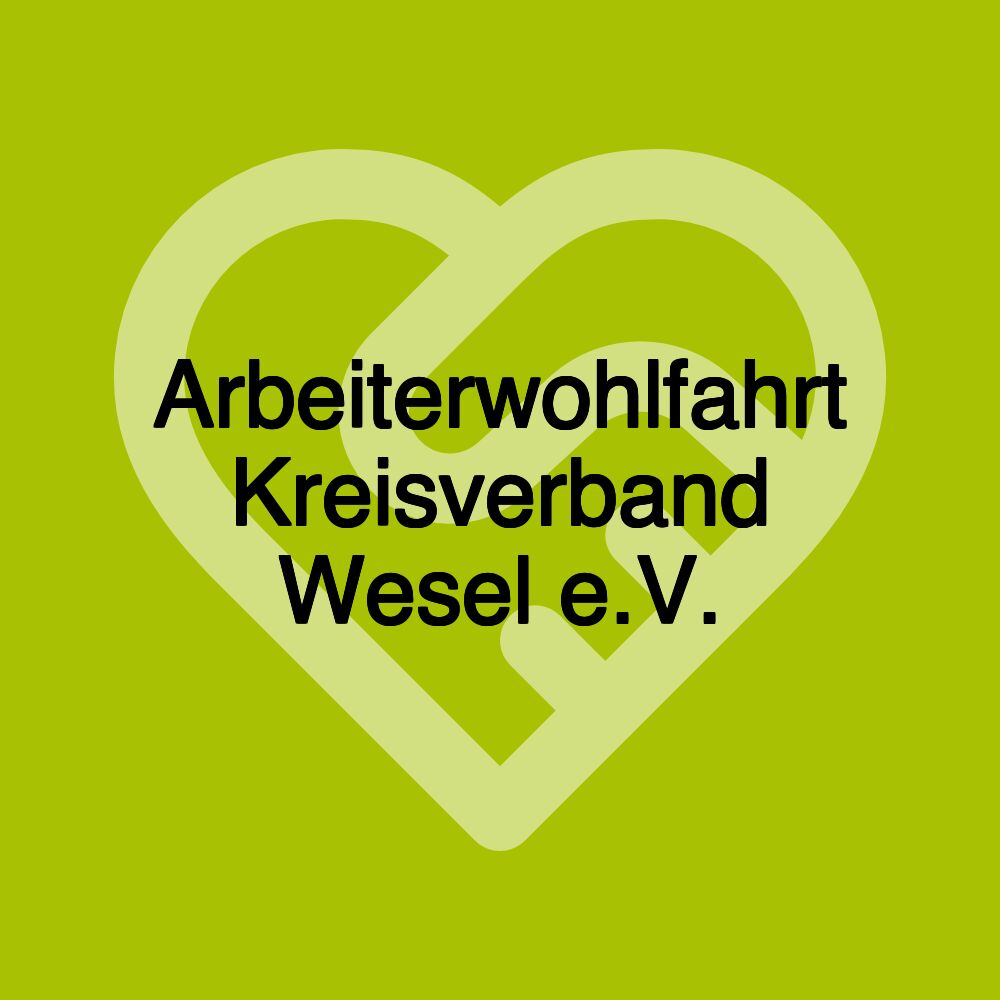 Arbeiterwohlfahrt Kreisverband Wesel e.V.