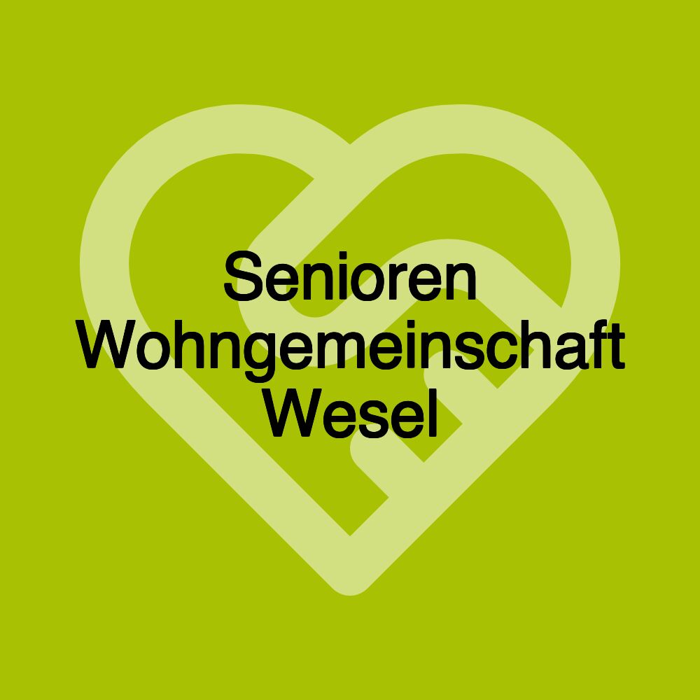 Senioren Wohngemeinschaft Wesel