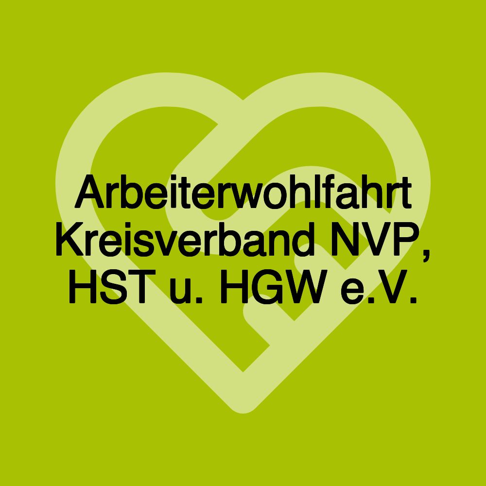 Arbeiterwohlfahrt Kreisverband NVP, HST u. HGW e.V.