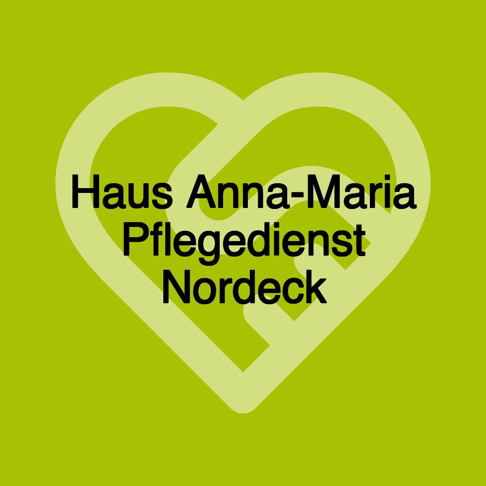 Haus Anna-Maria Pflegedienst Nordeck