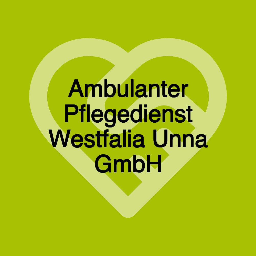 Ambulanter Pflegedienst Westfalia Unna GmbH