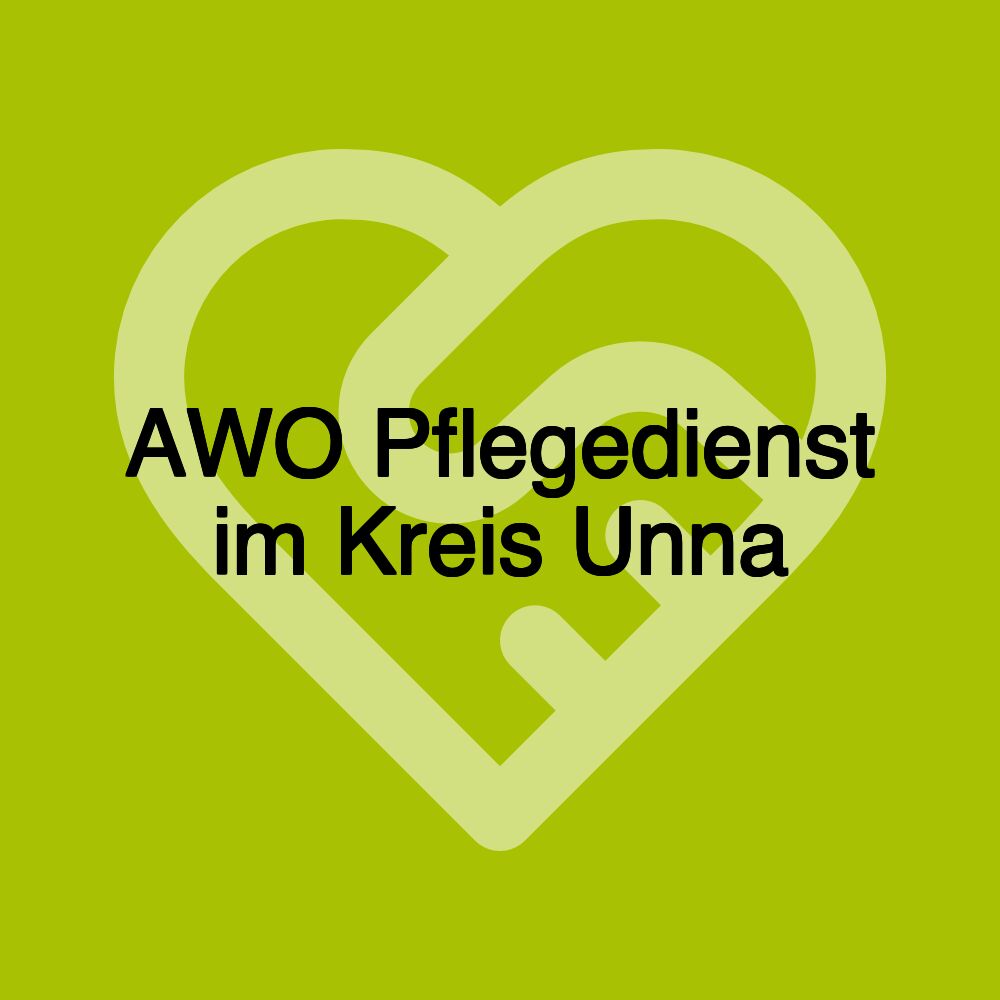 AWO Pflegedienst im Kreis Unna