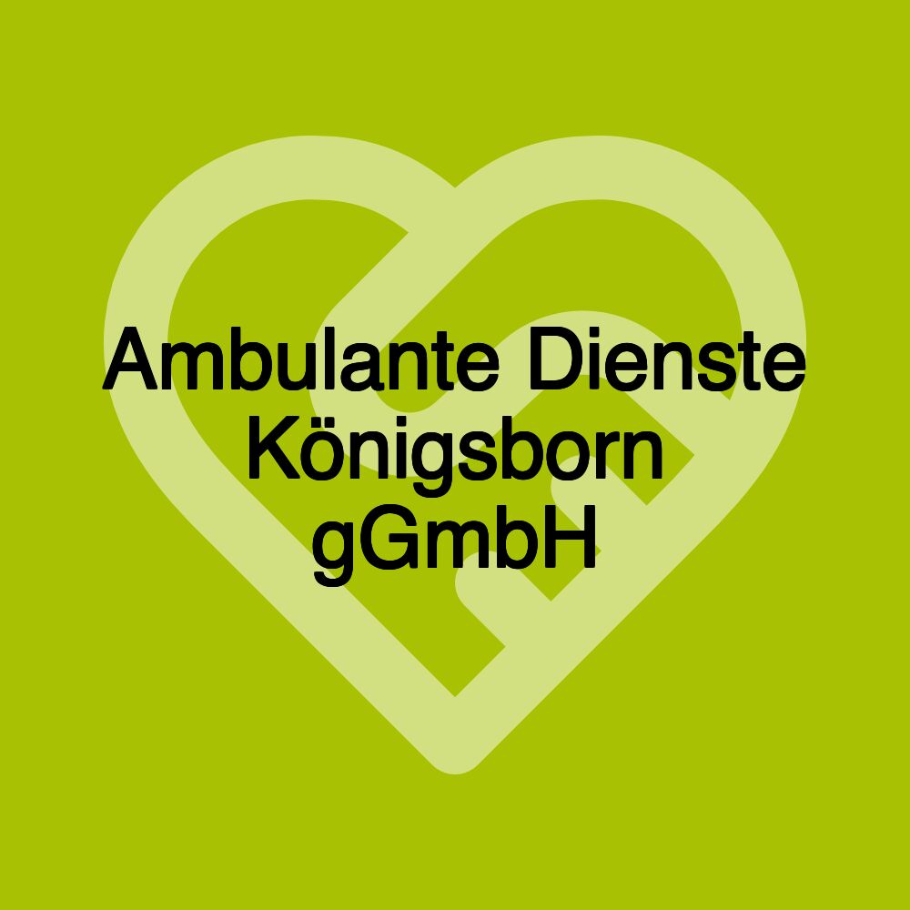 Ambulante Dienste Königsborn gGmbH