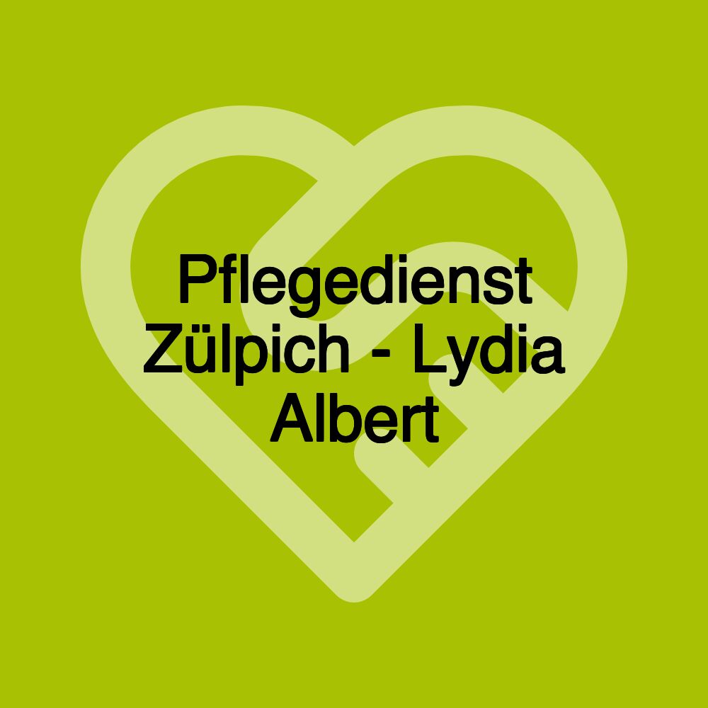 Pflegedienst Zülpich - Lydia Albert