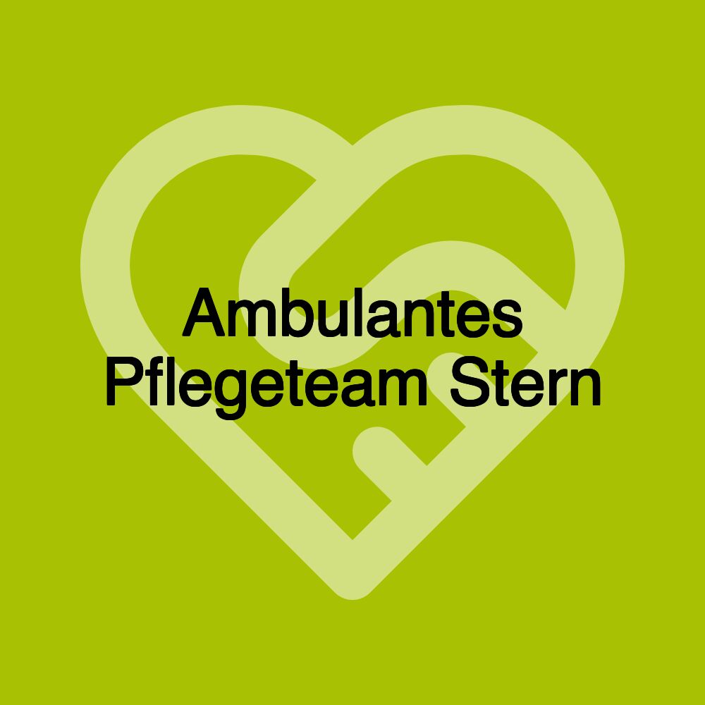 Ambulantes Pflegeteam Stern