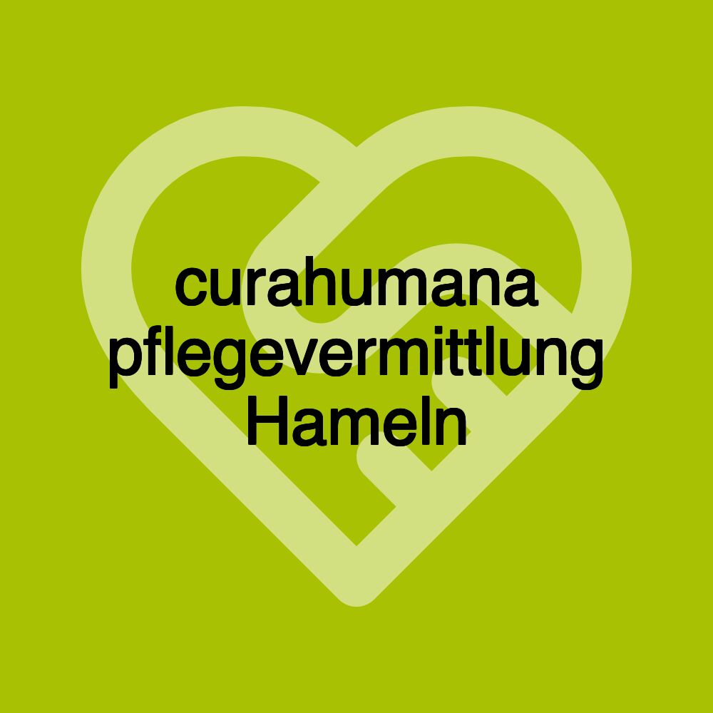 curahumana pflegevermittlung Hameln