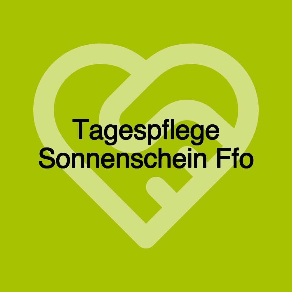 Tagespflege Sonnenschein Ffo