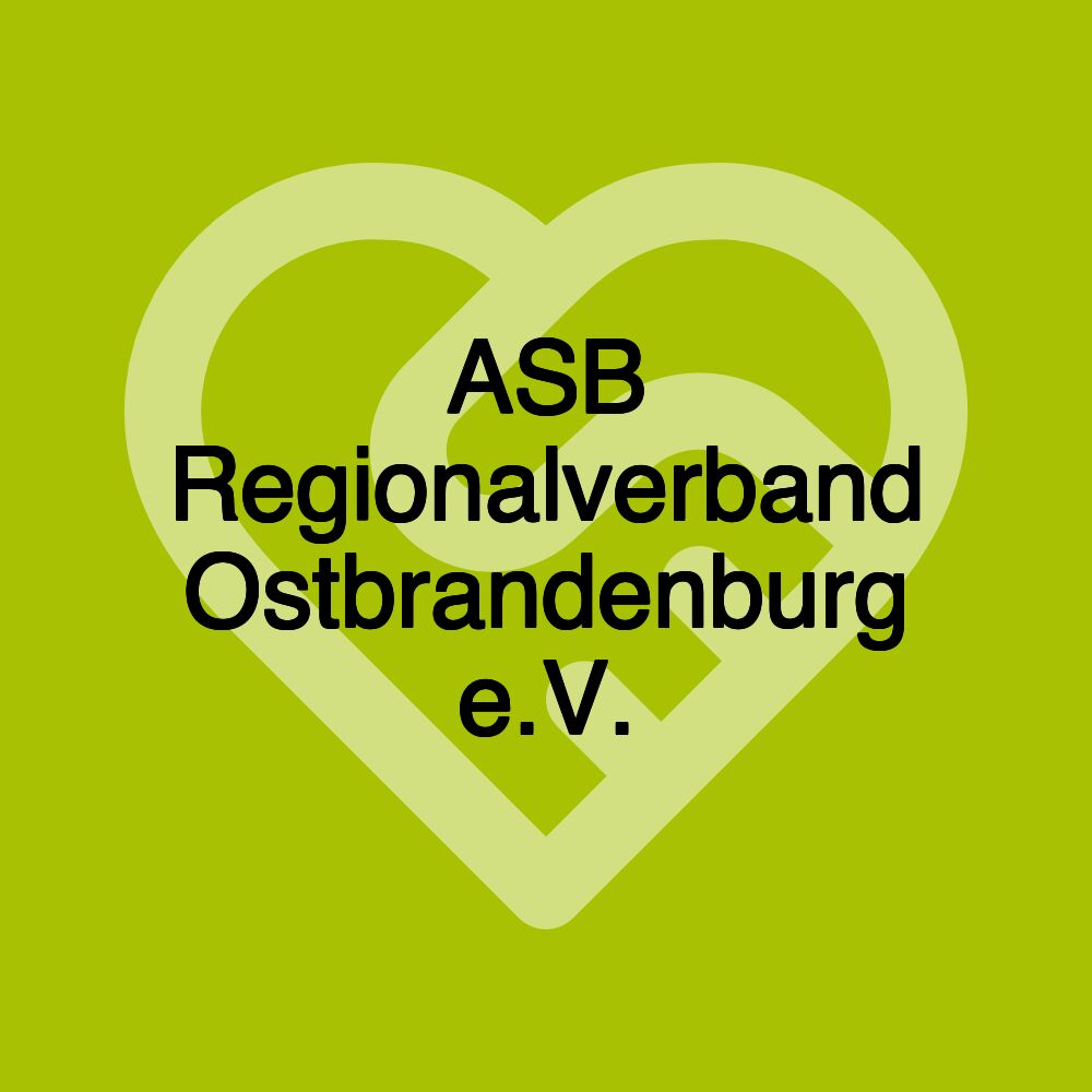 ASB Regionalverband Ostbrandenburg e.V.