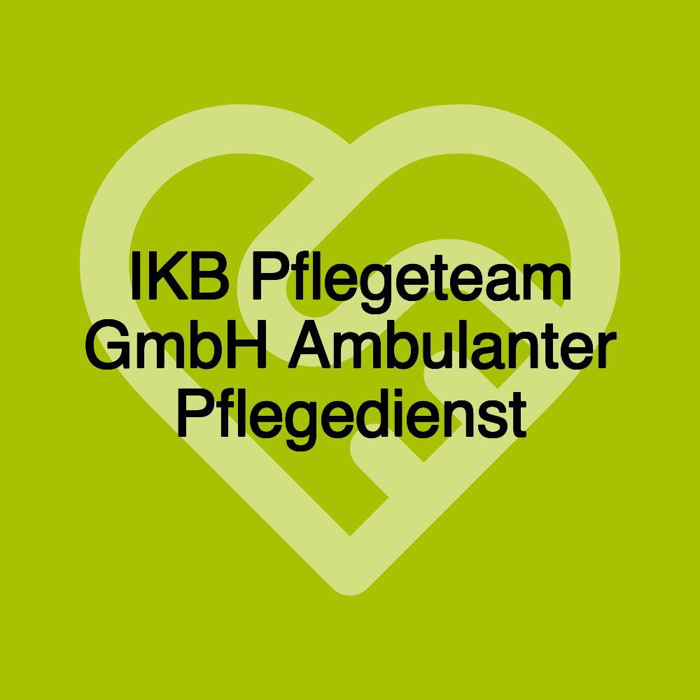 IKB Pflegeteam GmbH Ambulanter Pflegedienst