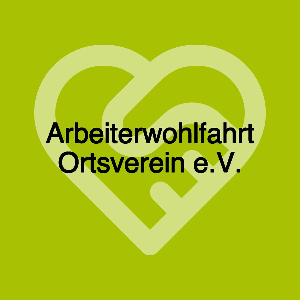 Arbeiterwohlfahrt Ortsverein e.V.