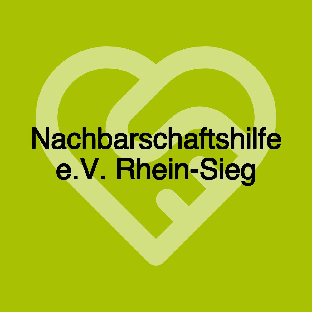 Nachbarschaftshilfe e.V. Rhein-Sieg