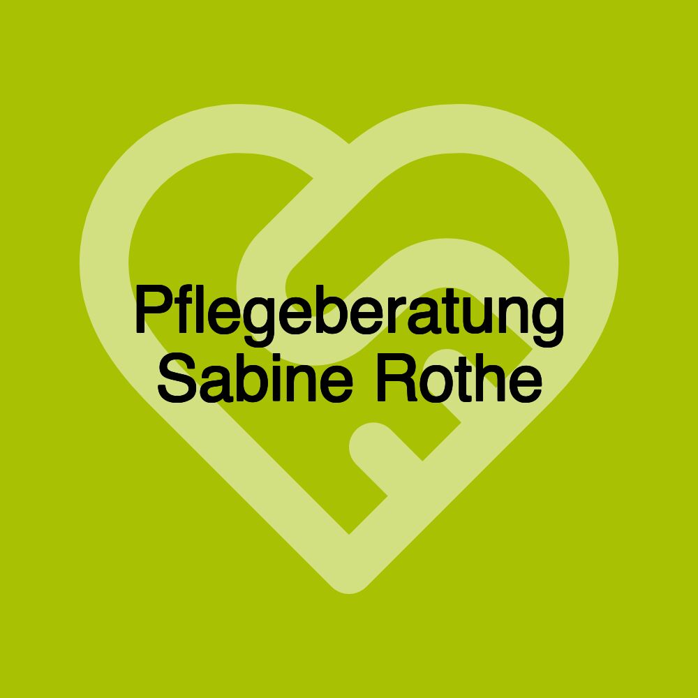 Pflegeberatung Sabine Rothe