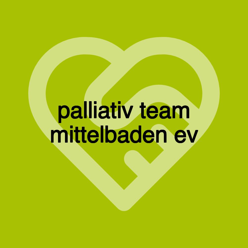 palliativ team mittelbaden ev