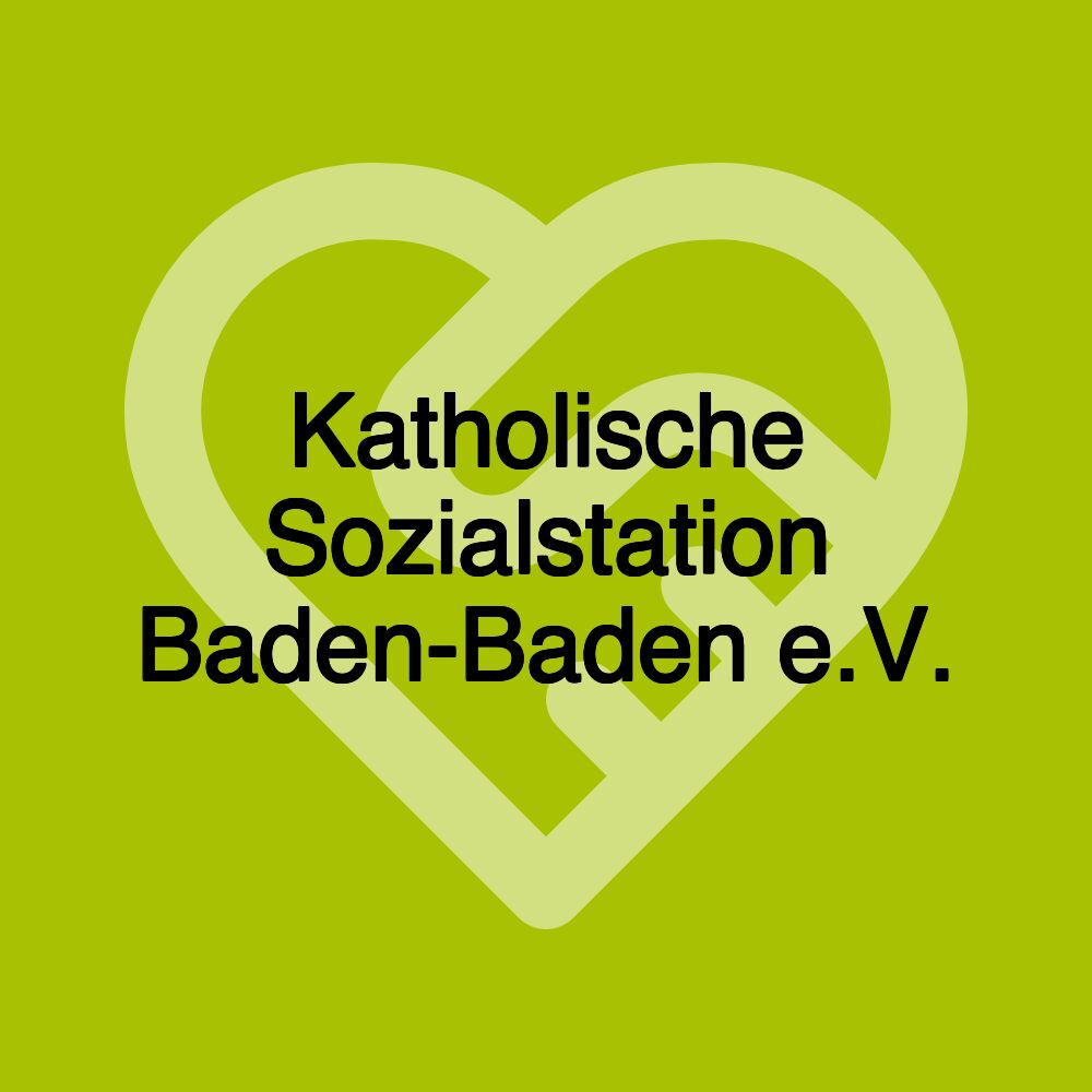 Katholische Sozialstation Baden-Baden e.V.