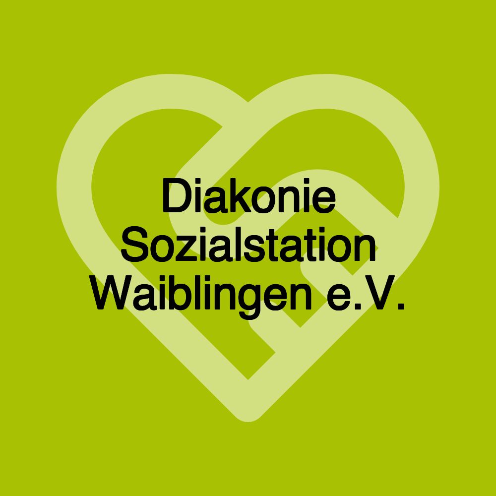 Diakonie Sozialstation Waiblingen e.V.